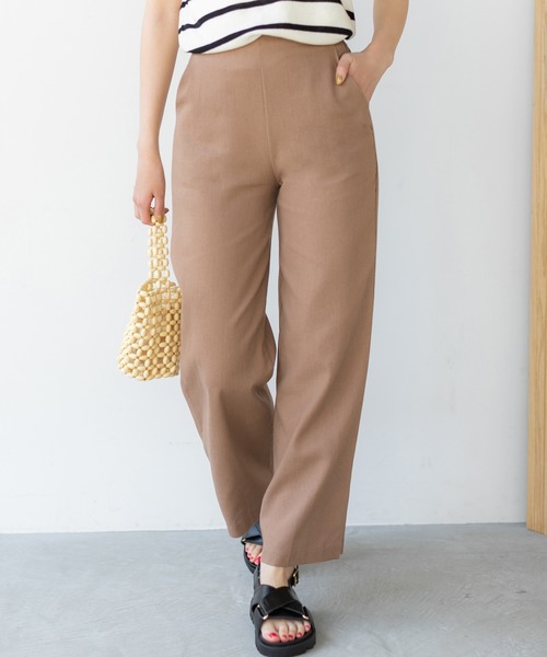 fifth(フィフス)の「リネン混ベーシックパンツ(その他パンツ・レディース・ブラック/モカ/ナチュラル・M/L)」の3枚目の写真