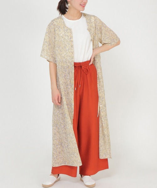 ikka(イッカ)の「【Sサイズ WEB限定】2WAYプリントワンピース(ワンピース・レディース・ネイビー/イエロー/ブルー・S/M/L)」の3枚目の写真