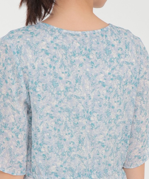 ikka(イッカ)の「【Sサイズ WEB限定】2WAYプリントワンピース(ワンピース・レディース・ネイビー/イエロー/ブルー・S/M/L)」の9枚目の写真
