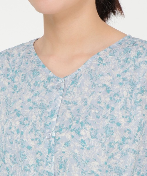 ikka(イッカ)の「【Sサイズ WEB限定】2WAYプリントワンピース(ワンピース・レディース・ネイビー/イエロー/ブルー・S/M/L)」の18枚目の写真