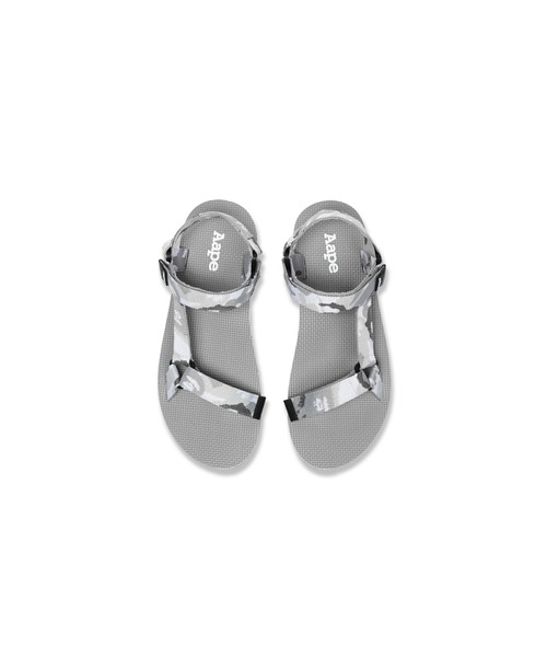 AAPE BY A BATHING APE(エーエイプバイアベイシングエイプ)の「AAPE VELCRO SANDALS(サンダル・メンズ・グリーン系その他2/ホワイト系その他/ネイビー・90/70/110/50)」の9枚目の写真