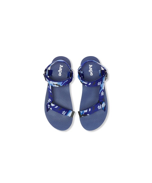 AAPE BY A BATHING APE(エーエイプバイアベイシングエイプ)の「AAPE VELCRO SANDALS(サンダル・メンズ・グリーン系その他2/ホワイト系その他/ネイビー・90/70/110/50)」の8枚目の写真