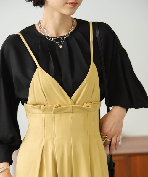 HANNE(アン)の「キャミオールインワン(サロペット/オーバーオール・レディース・ブラック/イエロー/グリーン・フリー)」の10枚目の写真