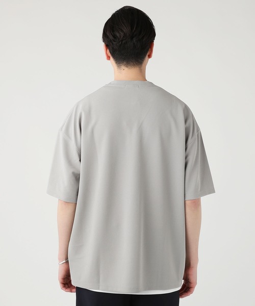 SPU（スプ）の「梨地ポケット付半袖カットソー ＆タンクトップアンサンブル（Tシャツ/カットソー・メンズ・ブラック/ベージュ/ネイビー/グレー/ブルー/グリーン系/カーキ・M/L/XL）」の10枚目の写真