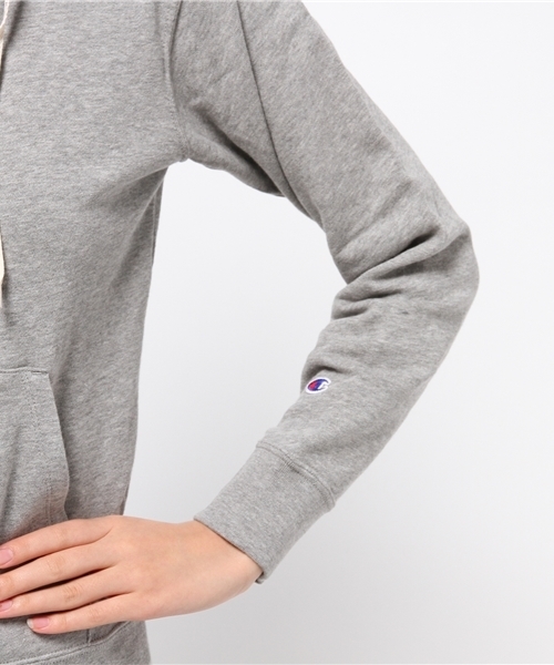 Champion（チャンピオン）の「Champion×earthパーカー（パーカー・レディース・アイボリー/杢グレー/ライトイエロー/ネイビー・MEDIUM/SMALL）」の10枚目の写真