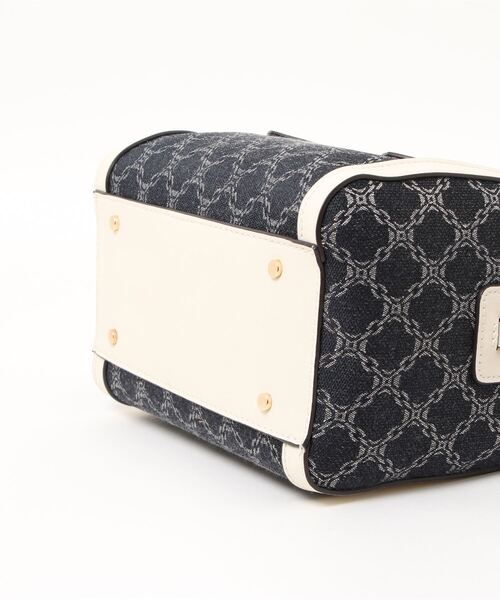 N.（N. Natural Beauty Basic）（エヌエヌナチュラルビューティーベーシック）の「モノグラムボストンショルダーバッグ（トートバッグ・レディース・ベージュ系その他/ネイビー系1・ﾌﾘ-）」の17枚目の写真