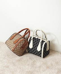 N.（N. Natural Beauty Basic） | モノグラムボストンショルダーバッグ(トートバッグ)