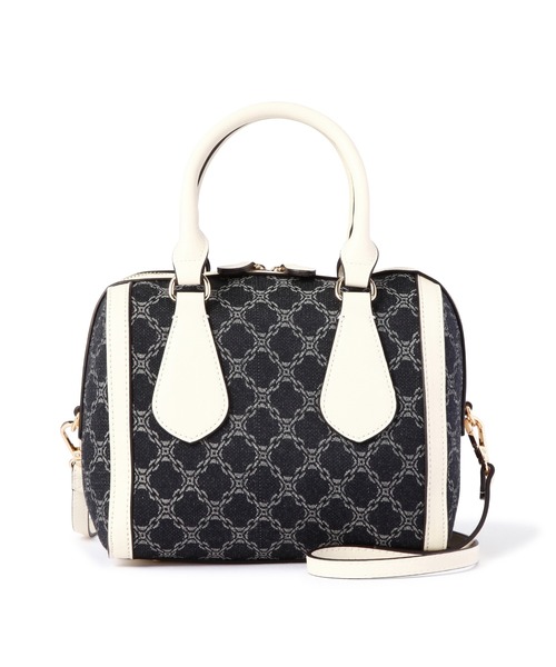 N.（N. Natural Beauty Basic）（エヌエヌナチュラルビューティーベーシック）の「モノグラムボストンショルダーバッグ（トートバッグ・レディース・ベージュ系その他/ネイビー系1・ﾌﾘ-）」の9枚目の写真