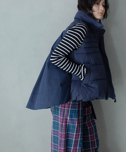 MARECHAL TERRE（マルシャルテル）の「ダウンベスト（ダウンベスト・レディース・ブラック/ネイビー/アイボリー/モカ・MEDIUM）」の7枚目の写真