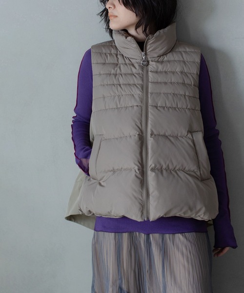 MARECHAL TERRE（マルシャルテル）の「ダウンベスト（ダウンベスト・レディース・ブラック/ネイビー/アイボリー/モカ・MEDIUM）」の10枚目の写真