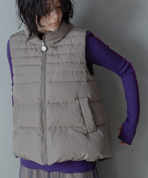 MARECHAL TERRE（マルシャルテル）の「ダウンベスト（ダウンベスト・レディース・ブラック/ネイビー/アイボリー/モカ・MEDIUM）」の12枚目の写真