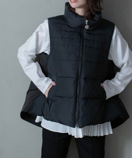 MARECHAL TERRE（マルシャルテル）の「ダウンベスト（ダウンベスト・レディース・ブラック/ネイビー/アイボリー/モカ・MEDIUM）」の22枚目の写真