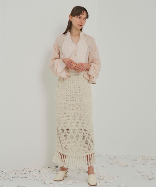 【セール】【セットアップ対応】サテンリラックスストレートパンツ/ウォッシャブル（その他パンツ）｜PUBLIC TOKYO（パブリックトウキョウ）