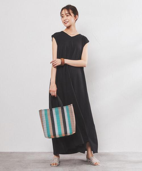 シルケット天竺フレアワンピース