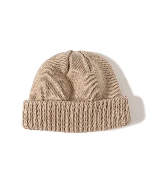 crepuscule（クレプスキュール）の「Crepuscule / Knit Cap（ニットキャップ/ビーニー・メンズ・ブラック/ベージュ・ONE SIZE）」の6枚目の写真