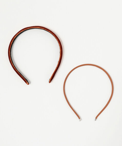 BEAMS BOY（ビームスボーイ）の「BEAMS BOY / 2P SET カチューシャ（カチューシャ・レディース・ブラック/ブラウン・ONE SIZE）」の9枚目の写真