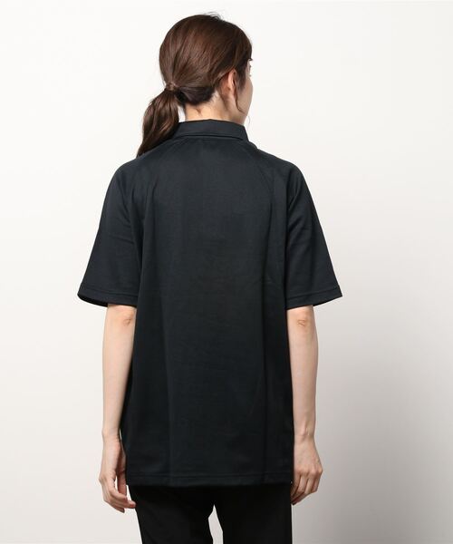 BEES BEAM(ビーズビーム)の「『BEES BEAM』 ボタンダウンポロシャツ 吸水速乾 UVカット(ポロシャツ・レディース・ネイビー/シルバーグレー/ブラック・LARGE/X-LARGE/MEDIUM)」の5枚目の写真