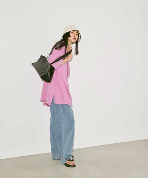 FEKETE(フェケテ)の「BI-COLOR SUMMER BUCKET HAT / バイカラーペーパーバケットハット(ハット・レディース・ホワイト/ライトブルー/ブラック・FREE)」の11枚目の写真