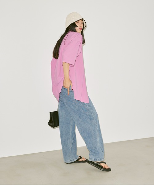 FEKETE(フェケテ)の「BI-COLOR SUMMER BUCKET HAT / バイカラーペーパーバケットハット(ハット・レディース・ホワイト/ライトブルー/ブラック・FREE)」の10枚目の写真