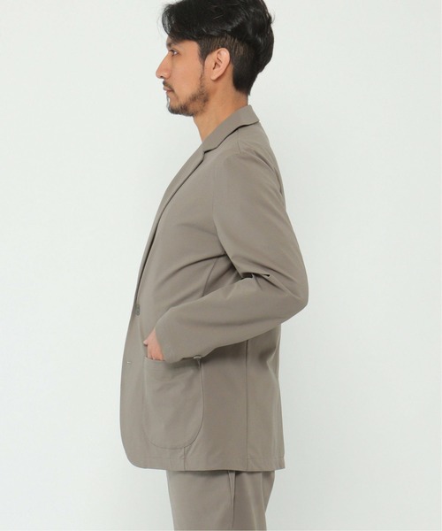 IKKA LOUNGE（イッカラウンジ）の「速乾カノコテーラードジャケット（テーラードジャケット・メンズ・ネイビー/オリーブ・S/M/L/XL）」の4枚目の写真