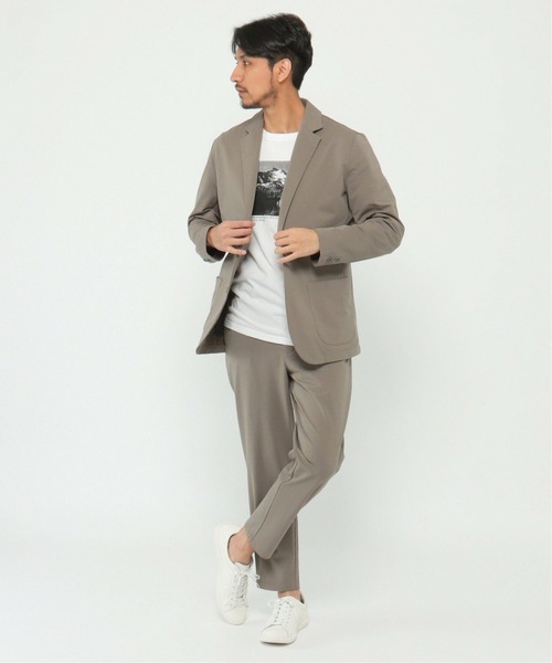 IKKA LOUNGE（イッカラウンジ）の「速乾カノコテーラードジャケット（テーラードジャケット・メンズ・ネイビー/オリーブ・S/M/L/XL）」の16枚目の写真