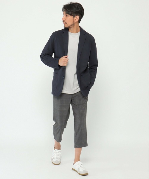 IKKA LOUNGE（イッカラウンジ）の「速乾カノコテーラードジャケット（テーラードジャケット・メンズ・ネイビー/オリーブ・S/M/L/XL）」の17枚目の写真