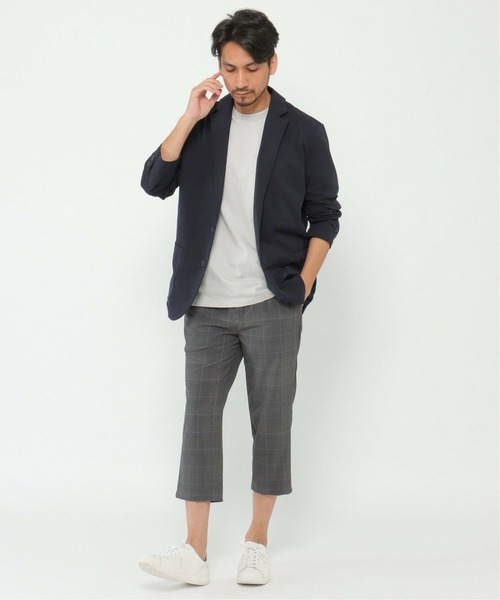 IKKA LOUNGE（イッカラウンジ）の「速乾カノコテーラードジャケット（テーラードジャケット・メンズ・ネイビー/オリーブ・S/M/L/XL）」の18枚目の写真