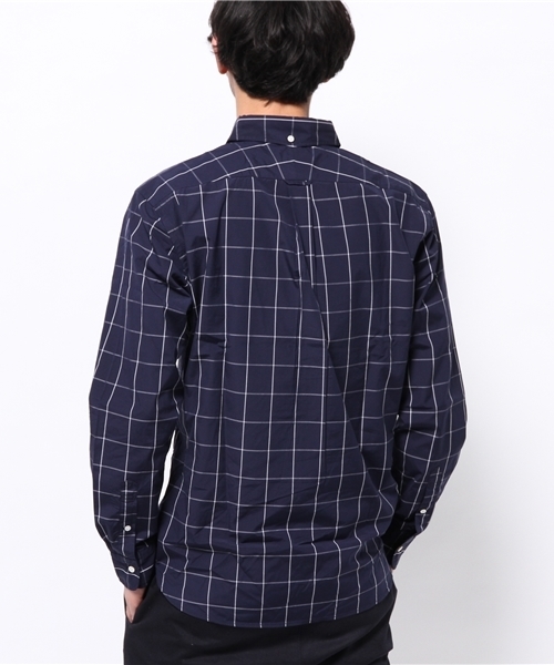 417 EDIFICE（フォーワンセブンエディフィス）の「◇ウィンドペン ボタンダウンシャツ （シャツ/ブラウス・メンズ・ネイビー/ホワイト・SMALL/LARGE/MEDIUM）」の6枚目の写真