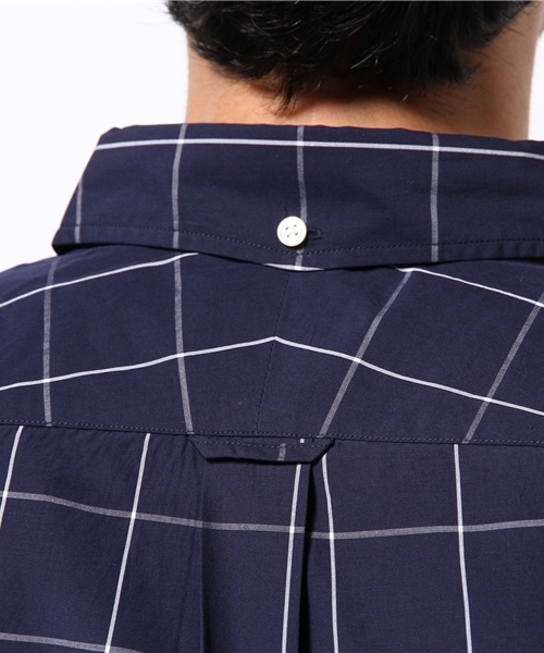 417 EDIFICE（フォーワンセブンエディフィス）の「◇ウィンドペン ボタンダウンシャツ （シャツ/ブラウス・メンズ・ネイビー/ホワイト・SMALL/LARGE/MEDIUM）」の8枚目の写真