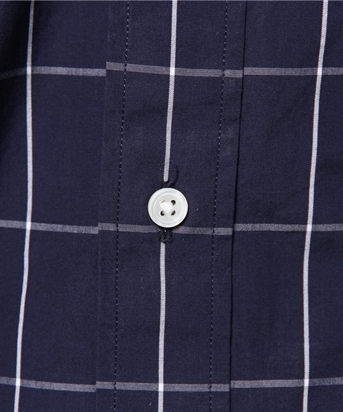 417 EDIFICE（フォーワンセブンエディフィス）の「◇ウィンドペン ボタンダウンシャツ （シャツ/ブラウス・メンズ・ネイビー/ホワイト・SMALL/LARGE/MEDIUM）」の11枚目の写真