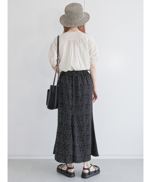 ehka sopo（エヘカソポ）の「ドットマーメイドスカート（スカート・レディース・ブラック/ネイビー/グリーン・ﾌﾘ-）」の11枚目の写真