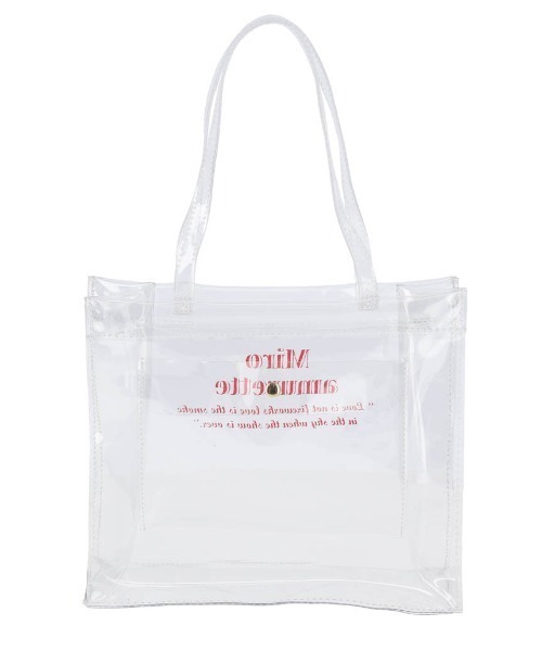 MIRO AMURETTE(ミロアミュレット)の「Miro amurette clear bag(ハンドバッグ・レディース・ホワイト・FREE)」の6枚目の写真