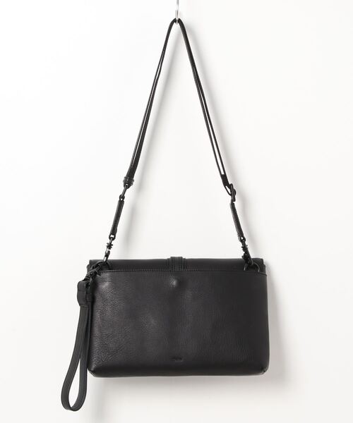 CROWDED CLOSET（クラウデッドクローゼット）の「【SOLATINE(ソラチナ)】2WAY蓋つきレザーバッグ（クラッチバッグ・メンズ・グリーン/キャメル/ネイビー/ブラック・FREE）」の5枚目の写真