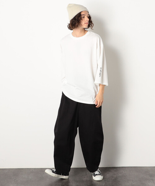 Purple&Yellow（パープルアンドイエロー）の「ロールニットキャップ（ニットキャップ/ビーニー・メンズ・ブルー/キナリ・FREE）」の4枚目の写真