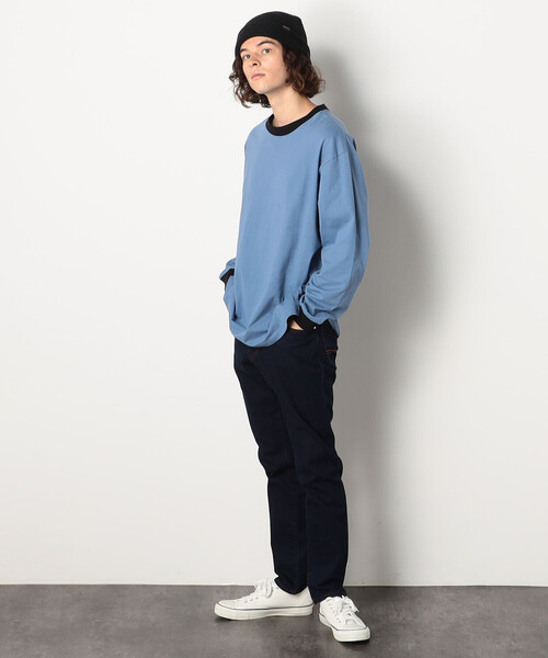 Purple&Yellow（パープルアンドイエロー）の「ロールニットキャップ（ニットキャップ/ビーニー・メンズ・ブルー/キナリ・FREE）」の6枚目の写真