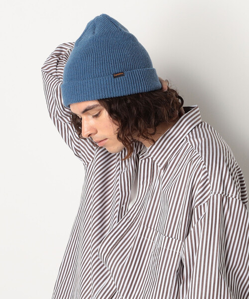 Purple&Yellow（パープルアンドイエロー）の「ロールニットキャップ（ニットキャップ/ビーニー・メンズ・ブルー/キナリ・FREE）」の11枚目の写真