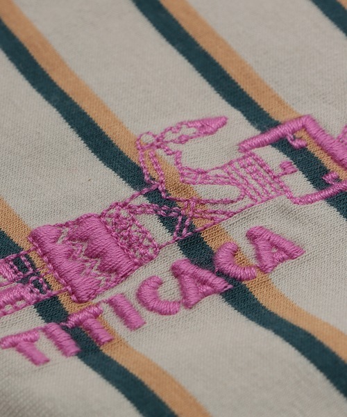 チチカカ(チチカカ)の「ボーダーTシャツ(Tシャツ/カットソー・レディース・ライトグレー/ライトブルー/ブルー・FREE)」の18枚目の写真
