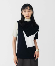 UNITED TOKYO | レイヤーレクタングルニット(ニット/セーター)