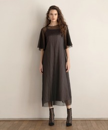 Sheer Mix Layer Dress