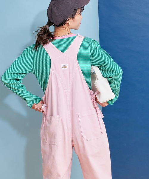 HELLO.SANFRANCISCO(ハローサンフランシスコ)の「【HELLO.SANFRANCISCO】ロンTEE付きボーダーキャミワンピ(ワンピース・レディース・レッド/オレンジ/ブルー/グリーン・ONE SIZE)」の19枚目の写真