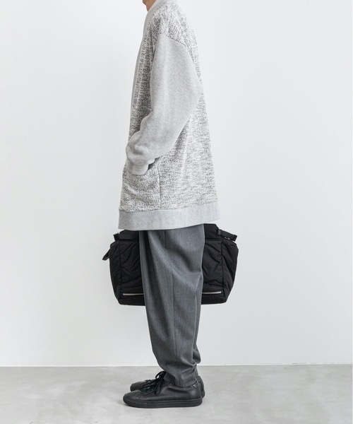 【スナフキン】 ato WOOL 2TACK TAPERD PANTS ato】WOOL 2TACK TAPERED PANTS - NAVY | 公式通販サイト