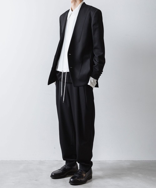 パンツ CLASSIC WOOL 2-TUCK TAPERED PANTS CLASSIC WOOL 2-TUCK TAPERED PANTS（その他パンツ）｜ato（アトウ）の