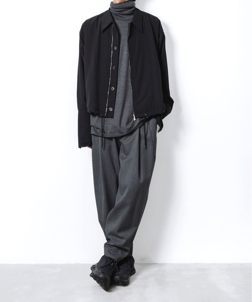 CLASSIC WOOL 2-TUCK TAPERED PANTS（その他パンツ）｜ato（アトウ）の
