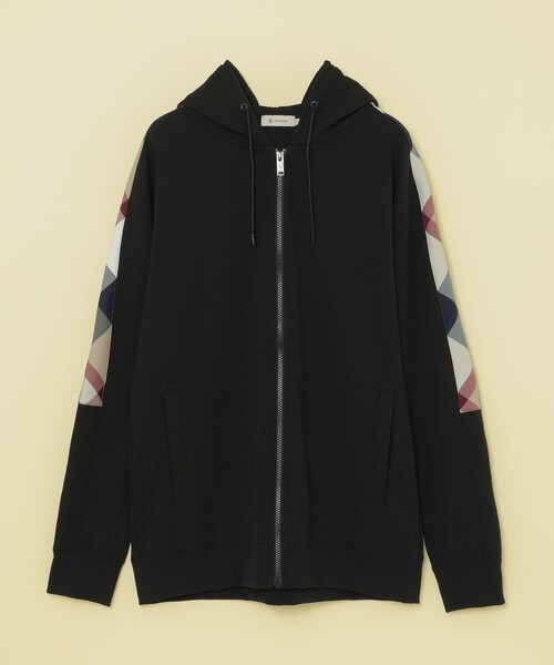 CB CRESTBRIDGE(シービークレストブリッジ)の「サイドラインチェックバックメッシュパーカー(パーカー・メンズ・グレー系その他/ネイビー/ブラック・M/L)」の13枚目の写真
