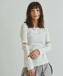 FRUIT OF THE LOOM × 浅井なつみ（フルーツオブザルームアサイナツミ）の「FTL×浅井なつみ L/S TEE / コラボ / カット / 長袖 / トップス / ユニセックス（Tシャツ/カットソー）」