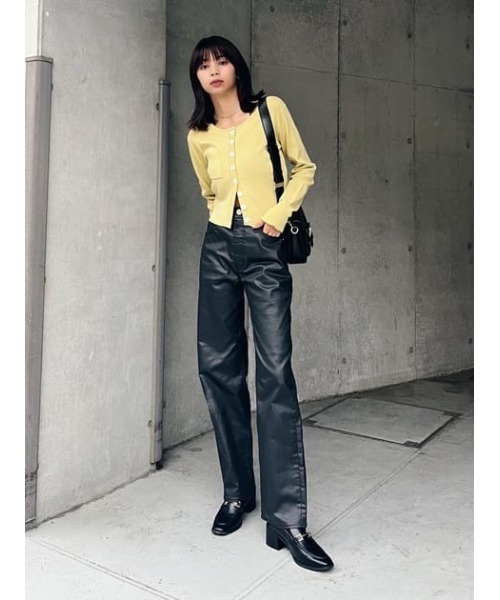 MOUSSY(マウジー)の「MID HEEL ローファー(ローファー・レディース・ゴールド/ブラック・SMALL/LARGE/MEDIUM)」の4枚目の写真