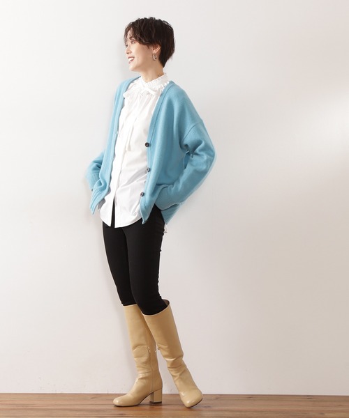 N.（N. Natural Beauty Basic）（エヌエヌナチュラルビューティーベーシック）の「【S Size Line】◆スキニーデニム（デニムパンツ・レディース・ブラック/インディゴブルー/ワンウォッシュ・SMALL/MEDIUM）」の4枚目の写真