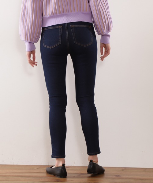 N.（N. Natural Beauty Basic）（エヌエヌナチュラルビューティーベーシック）の「【S Size Line】◆スキニーデニム（デニムパンツ・レディース・ブラック/インディゴブルー/ワンウォッシュ・SMALL/MEDIUM）」の11枚目の写真