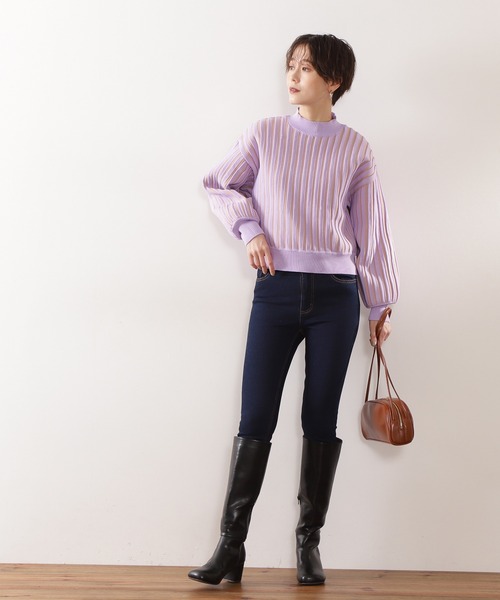 N.（N. Natural Beauty Basic）（エヌエヌナチュラルビューティーベーシック）の「【S Size Line】◆スキニーデニム（デニムパンツ・レディース・ブラック/インディゴブルー/ワンウォッシュ・SMALL/MEDIUM）」の8枚目の写真