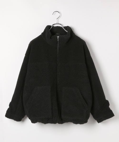 GLOBAL WORK（グローバルワーク）の「アソートボアブルゾン/AND YUA ANY/348101（ブルゾン・キッズ・ブラック/ブラック系その他・150cm/160cm）」の6枚目の写真